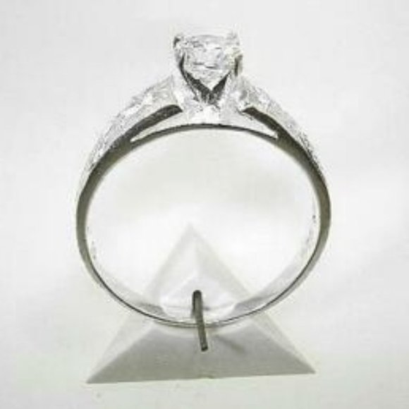 Hawaiian Heirloom STERLING Plumeria Scroll Ring - Picture 2 of 3